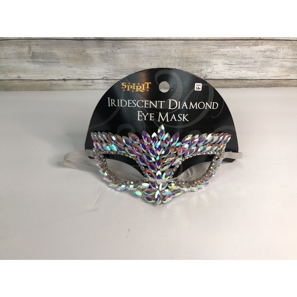 Iridescent Diamond Eye Mask Ages 14-Adult Halloween Party Mask